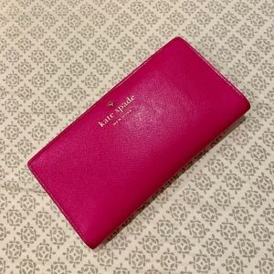 Hot Pink Kate Spade Wallet